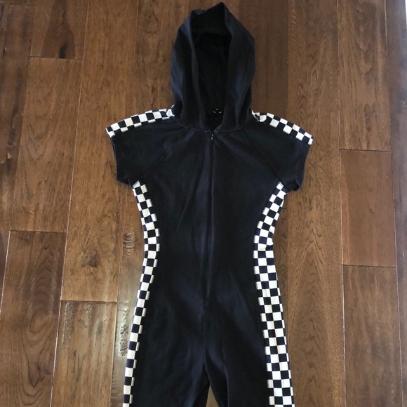 Urban Outfitters Pants - Urban Outfitters - Checkered Bikeshort Romper